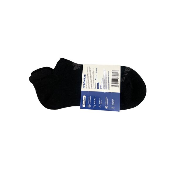 Bombas 5 Pair Black Ankle Socks Medium NWT - Picture 3 of 3